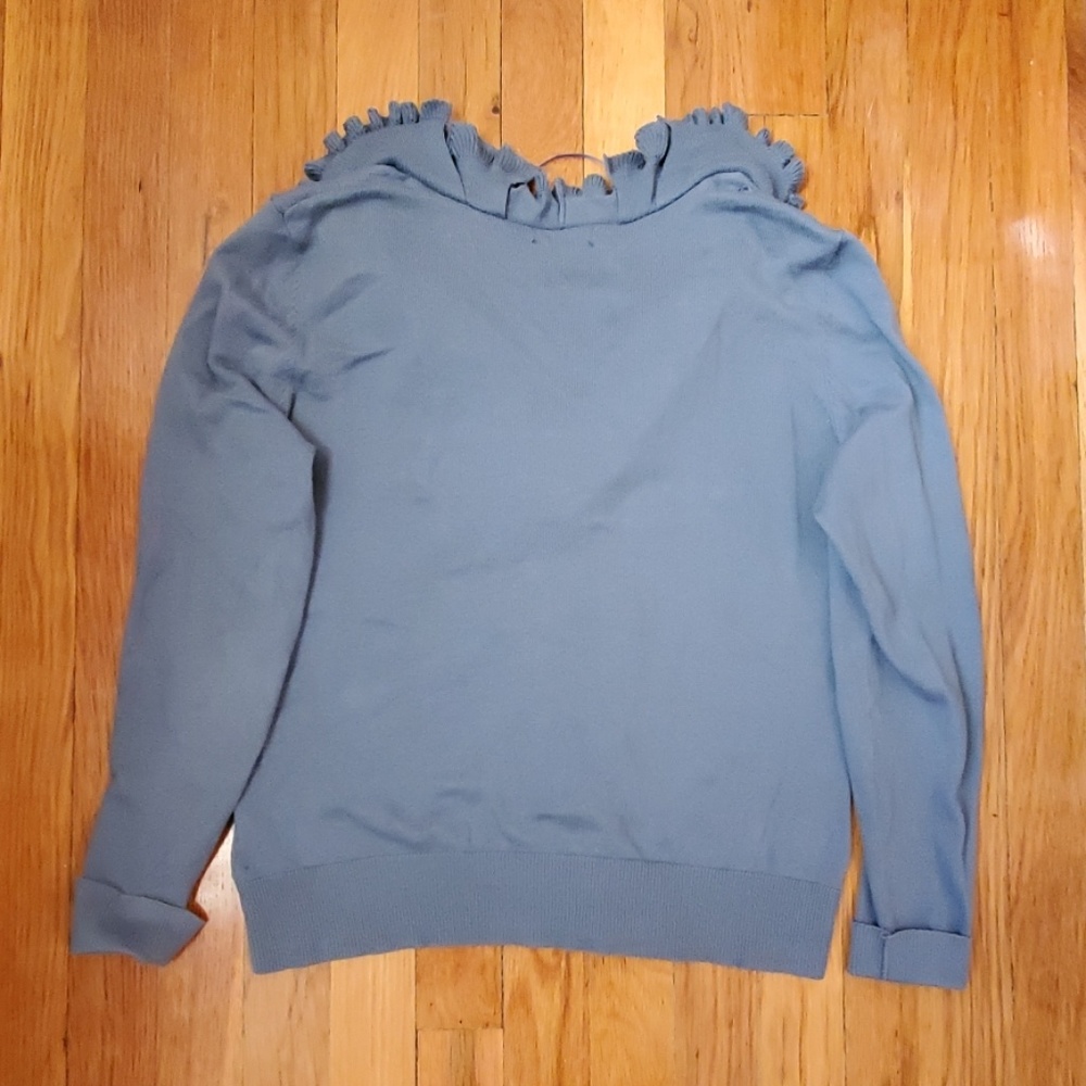 H&M Blue Ruffle Cardigan - Picture 3 of 3